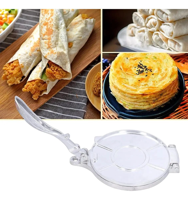 PRENSA MANUAL DE ALUMINIO PARA HAMBURGUESAS DE 16 CM - 10