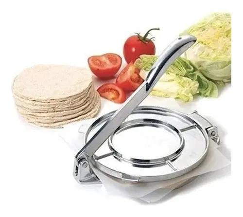 PRENSA MANUAL DE ALUMINIO PARA HAMBURGUESAS DE 16 CM - 4