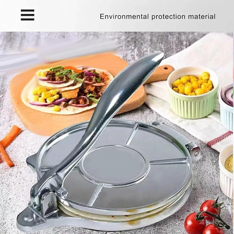 PRENSA MANUAL DE ALUMINIO PARA HAMBURGUESAS DE 16 CM - 9