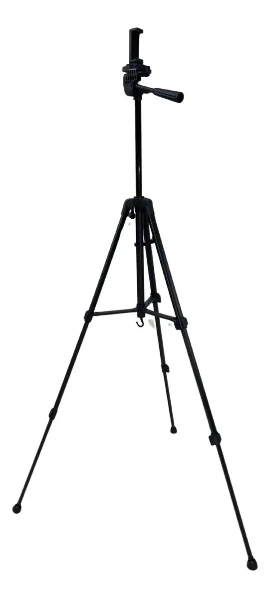 TRIPODE PARA CAMARA Y CELULAR DE 1.39 METROS CON ADAPTADOR - 4