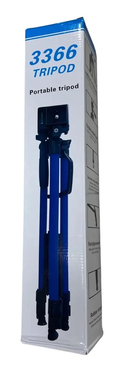 TRIPODE PARA CAMARA Y CELULAR DE 1.39 METROS CON ADAPTADOR - 6