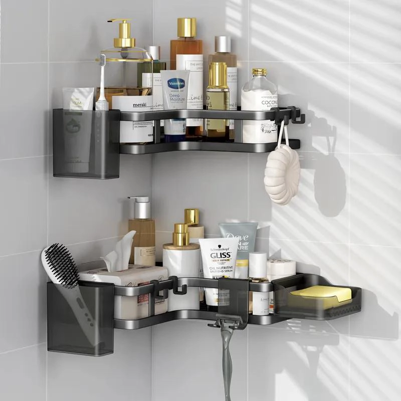 SET DE REPISAS ESQUINERAS ADHESIVAS PARA BAÑO Y DUCHA - 1