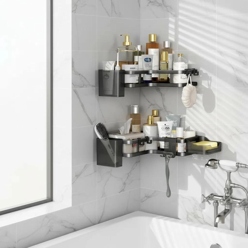 SET DE REPISAS ESQUINERAS ADHESIVAS PARA BAÑO Y DUCHA - 2