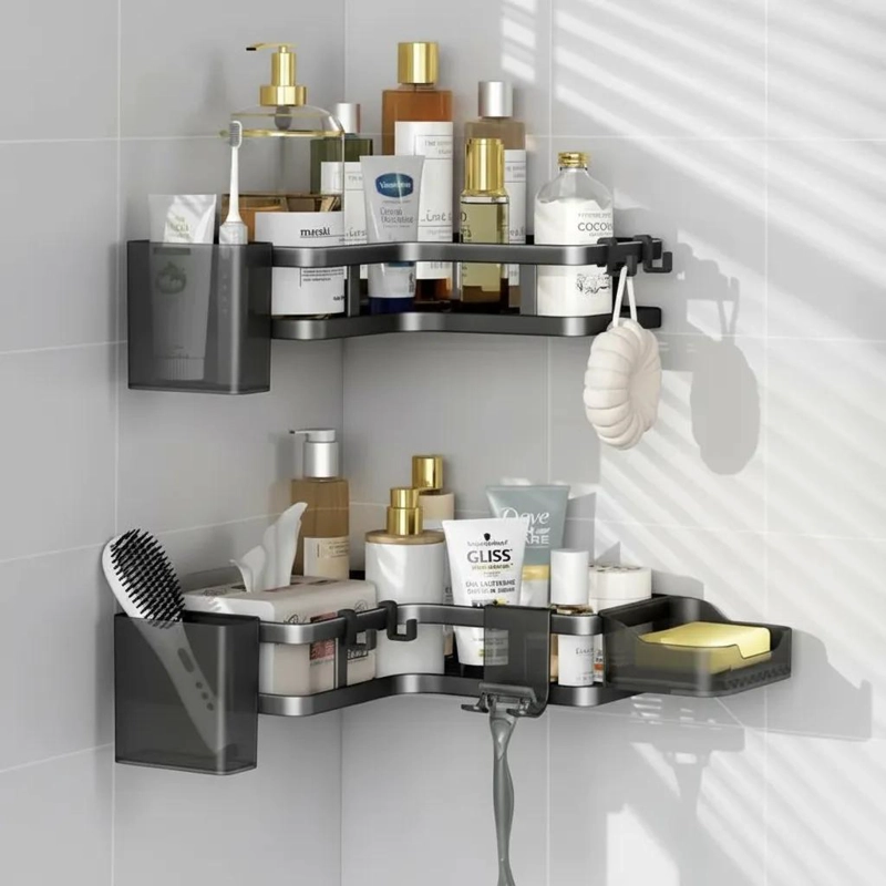 SET DE REPISAS ESQUINERAS ADHESIVAS PARA BAÑO Y DUCHA - 4