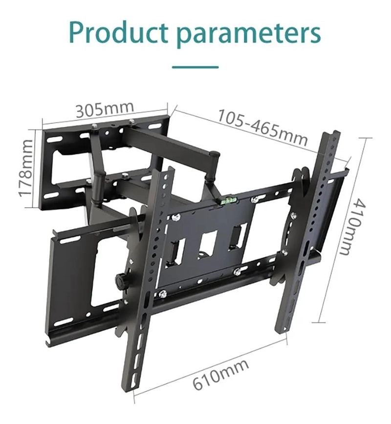 SOPORTE DE TV DOBLE BRAZO PARA PANTALLAS DE 32'' A 70'' - 4