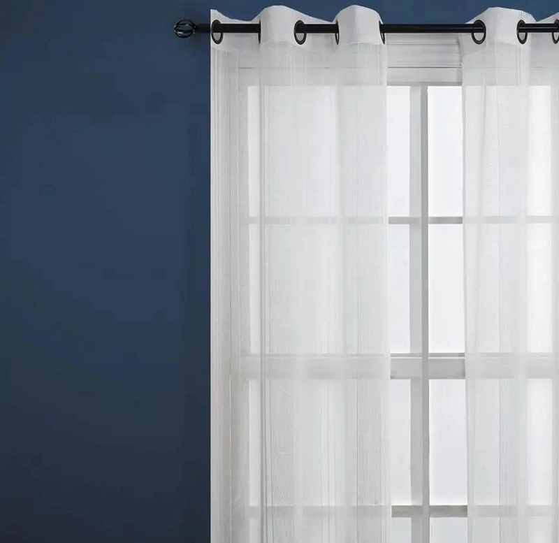 SET DE CORTINAS DE VELO TEXTURIZADO 135X220 CM PARA VENTANAS - 4