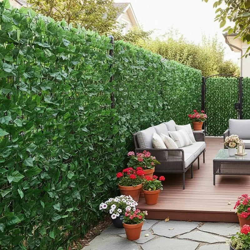 MALLA DECORATIVA DE HOJAS ENREDADERA ARTIFICIAL PARA JARDIN - 5