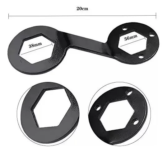 LLAVE UNIVERSAL PARA DESMONTAJE DE LAVADORAS 36/38 MM - 2
