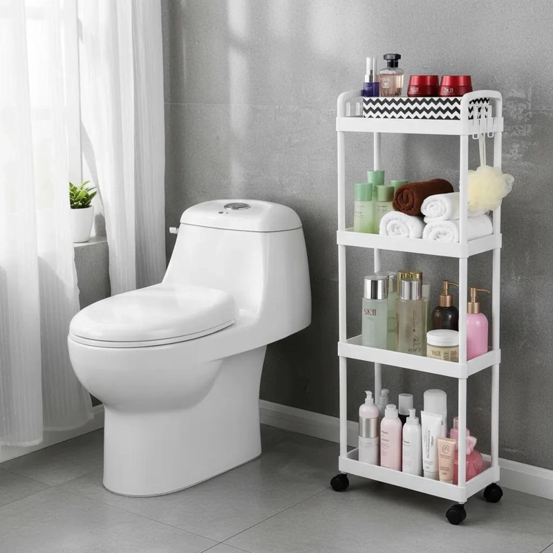 ORGANIZADOR MULTIUSO CON RUEDAS DE 4 NIVELES PARA BAÑO Y COCINA - 3