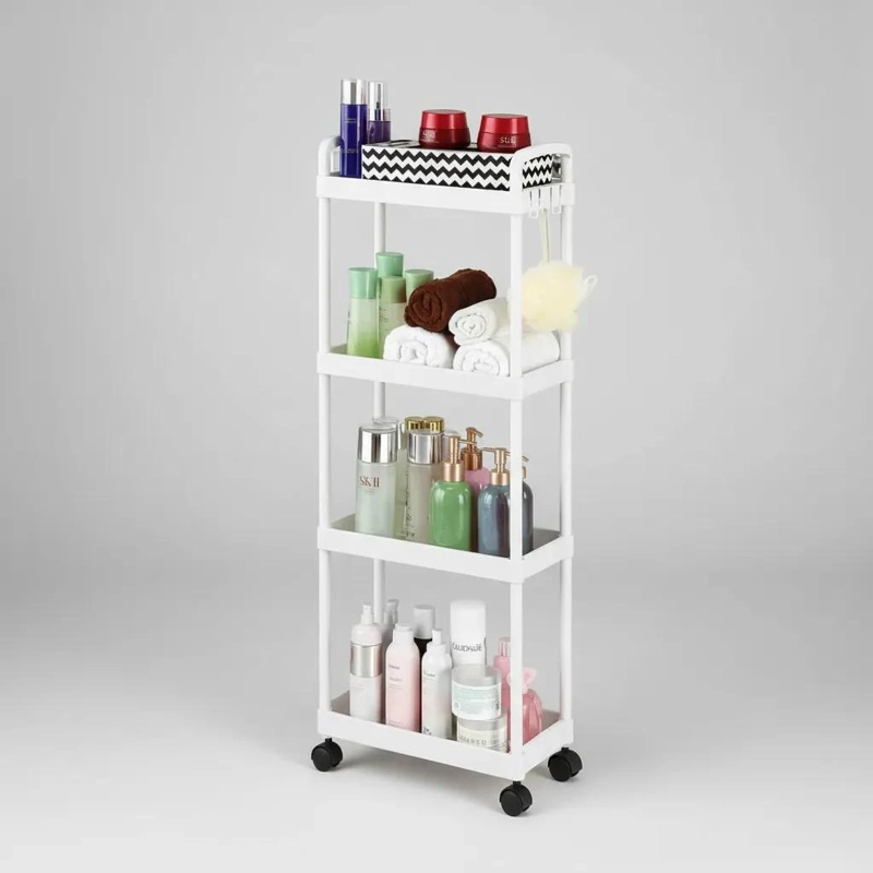 ORGANIZADOR MULTIUSO CON RUEDAS DE 4 NIVELES PARA BAÑO Y COCINA - 5