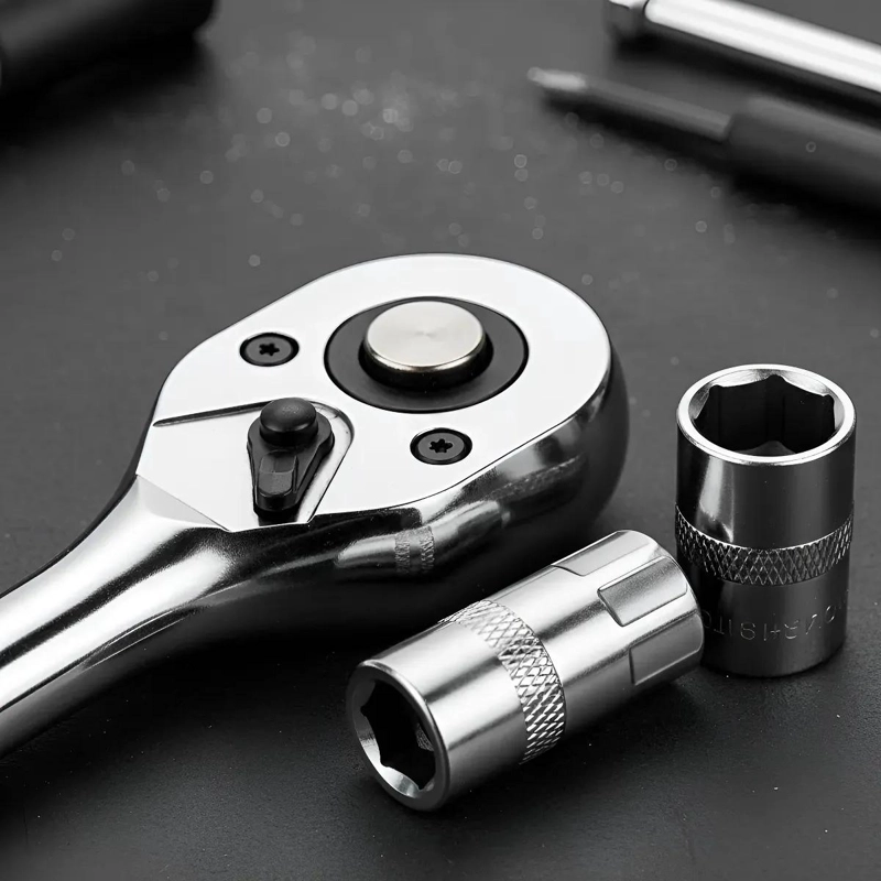 SET DE LLAVE CHICHARRA CON DADOS HEXAGONALES 12 PIEZAS - 3