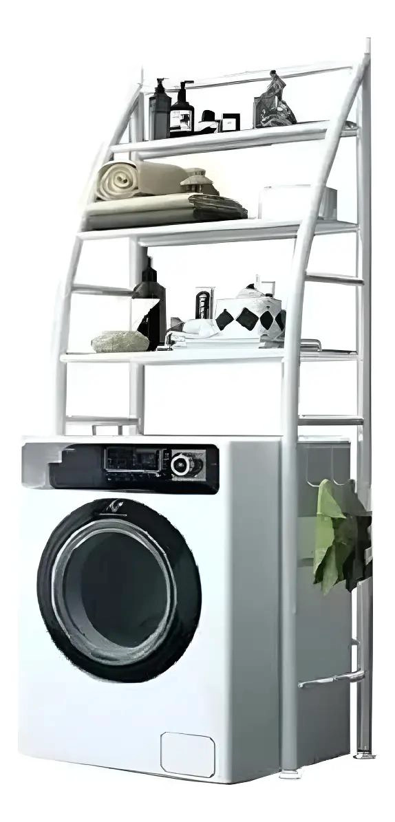 ESTANTE ORGANIZADOR METALICO DE 3 NIVELES PARA BAÑO Y LAVANDERIA - 1