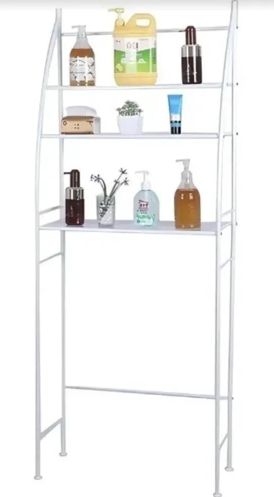 ESTANTE ORGANIZADOR METALICO DE 3 NIVELES PARA BAÑO Y LAVANDERIA - 2