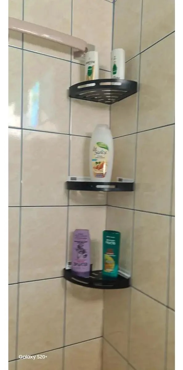 ORGANIZADOR ESQUINERO DE DUCHA CON 3 REPISAS PARA BAÑO - 6