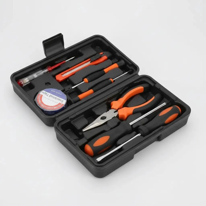 KIT DE HERRAMIENTAS MULTIFUNCION 9 PIEZAS EN MALETIN PRACTICO - 1