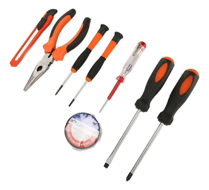 KIT DE HERRAMIENTAS MULTIFUNCION 9 PIEZAS EN MALETIN PRACTICO - 4