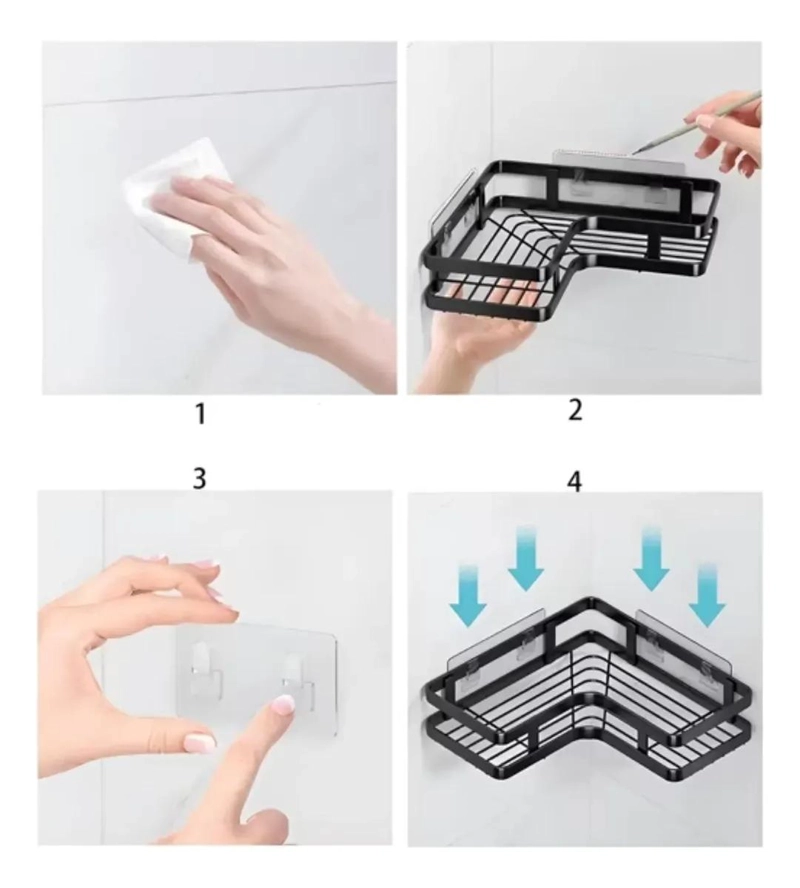 REPISA ORGANIZADOR DUCHA 5 PIEZAS PARA BAÑO - 3