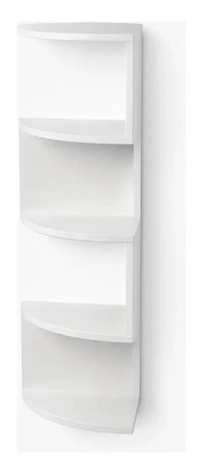 REPISA ESQUINERA DECORATIVA MINIMALISTA DE 5 NIVELES EN COLOR BLANCO - 5