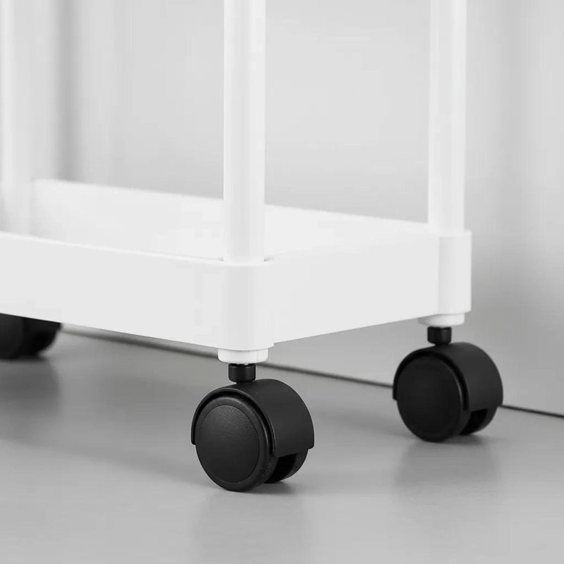 ORGANIZADOR VERTICAL DE 4 NIVELES CON RUEDAS PARA BAÑO Y COCINA - 4