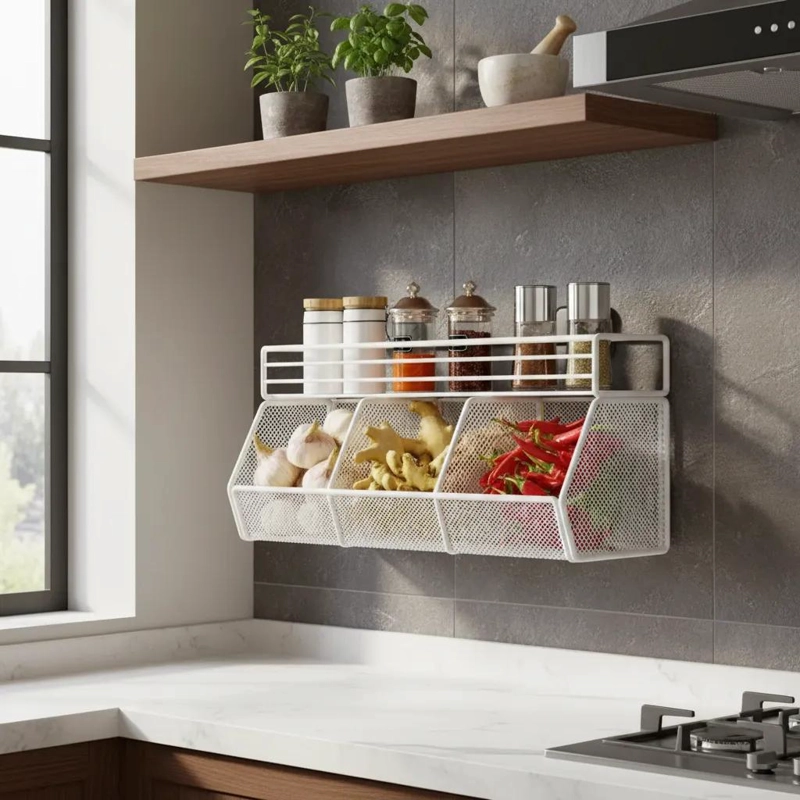 PRACTICO ORGANIZADOR DE COCINA PARA ESPACIOS REDUCIDOS - 1
