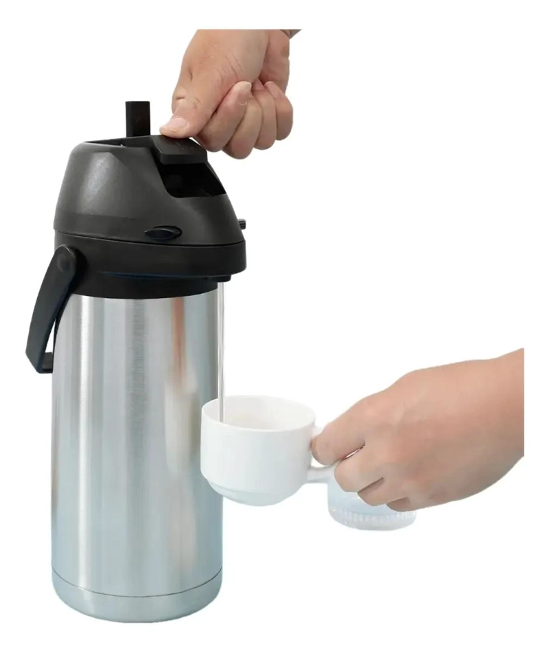 TERMO DE ACERO INOXIDABLE 1.9 LITROS CON SIFON - 1