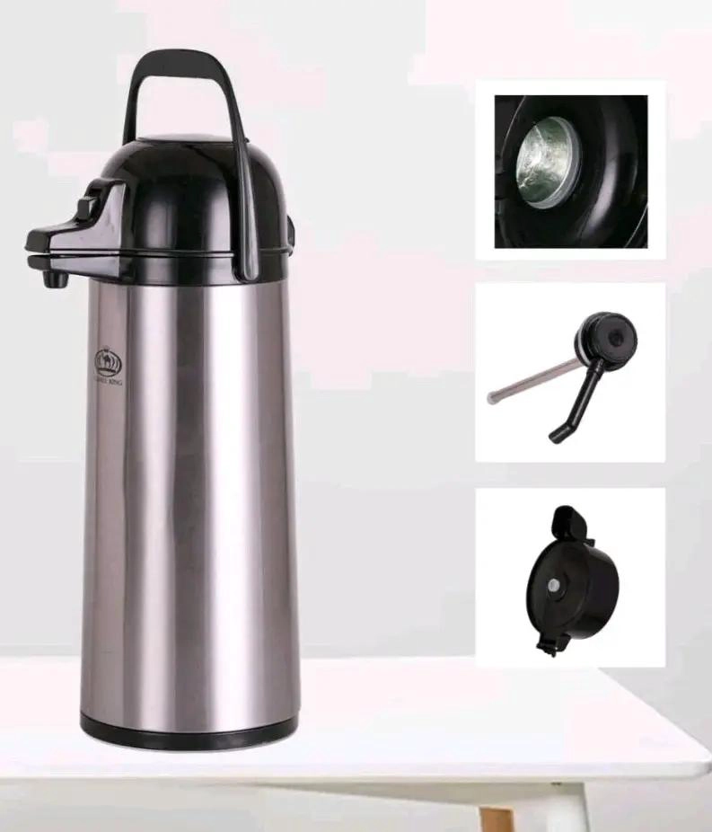TERMO DE ACERO INOXIDABLE 1.9 LITROS CON SIFON - 4