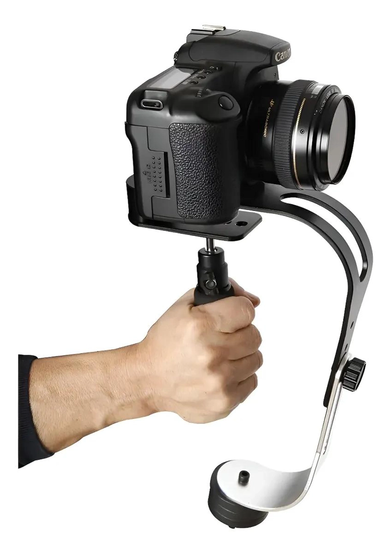 ESTABILIZADOR DE VIDEO PARA CAMARAS Y SMARTPHONES CON CONTRAPESO - 1