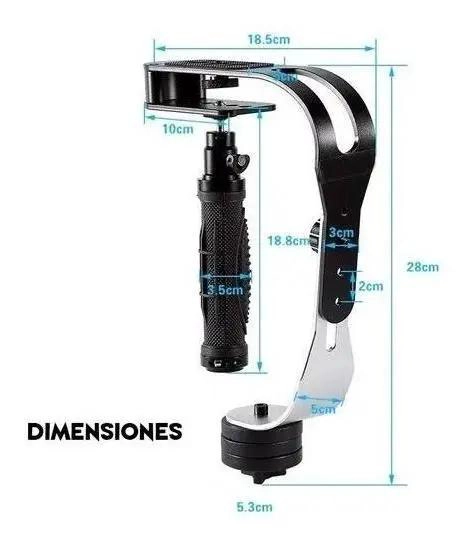 ESTABILIZADOR DE VIDEO PARA CAMARAS Y SMARTPHONES CON CONTRAPESO - 3