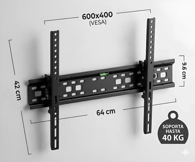 SOPORTE MURAL PARA TV DE 32 A 70 PULGADAS CON INCLINACION - 3