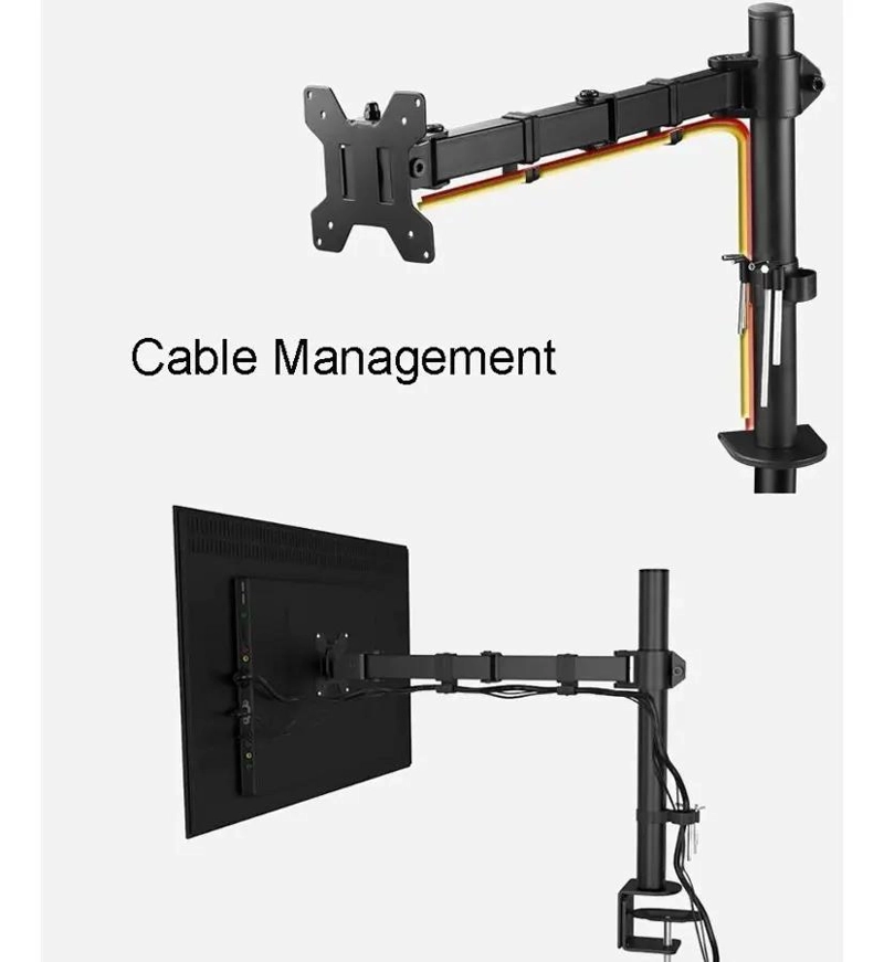 SOPORTE DE MONITOR ARTICULADO PARA PANTALLAS DE 13 A 27 PULGADAS - 2