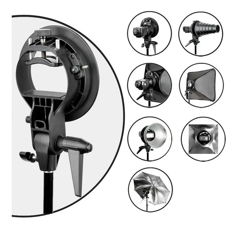 ADAPTADOR S-TYPE PARA FLASH SPEEDLITE A BOWENS - 1