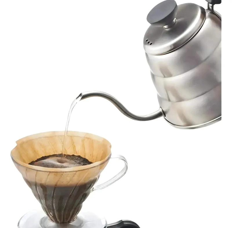 FILTRO DE PAPEL BLANCO PARA CAFE  V60 02 PAQUETE DE 100 UNIDADES - 4