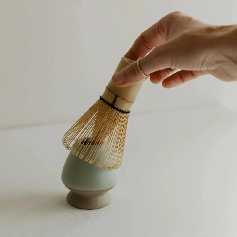 BATIDOR CHASEN DE BAMBU NATURAL PARA TE  MATCHA CEREMONIAL - 4