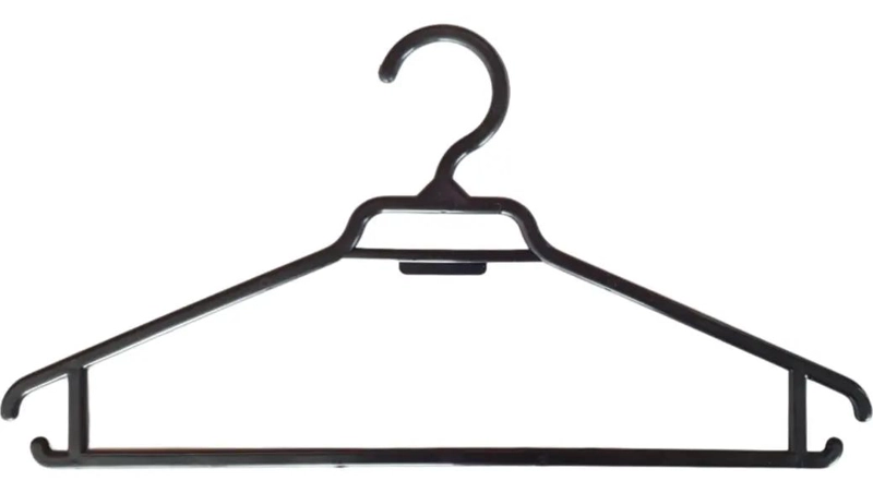 PACK DE 30 COLGADORES DE ROPA ANTIDESLIZANTES EN COLOR NEGRO - 3