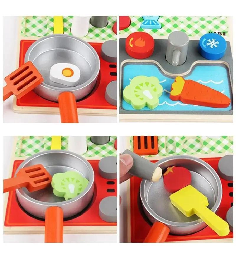 JUEGO DE PUZZLES DE MADERA PARA NIÑOS ESTIMULANTE Y DIVERTIDO - 5