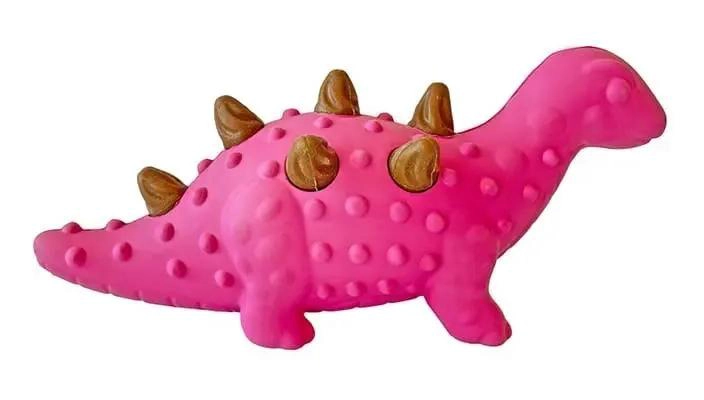 JUGUETE DENTAL ESTEGOSAURIO 2 EN 1 PARA PERROS - 2