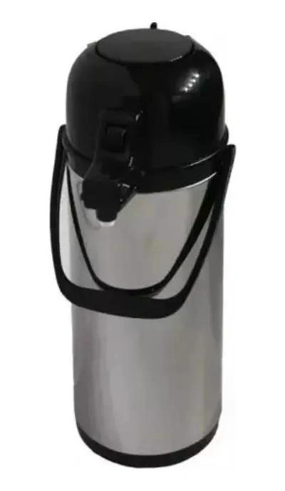 TERMO DE ACERO INOXIDABLE 1.9 LITROS CON BOMBA Y MANGO - 2
