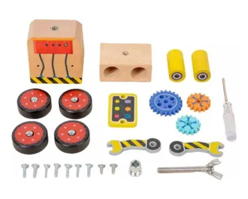 ROBOT MONTESSORI DESMONTABLE DE MADERA PARA NIÑOS - 5