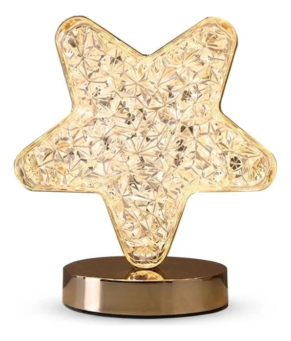 LAMPARA DE MESA ESTRELLA DECORATIVA PARA AMBIENTES ACOGEDORES - 1