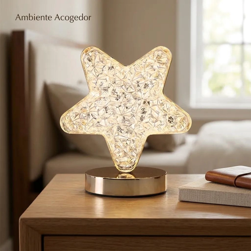 LAMPARA DE MESA ESTRELLA DECORATIVA PARA AMBIENTES ACOGEDORES - 5