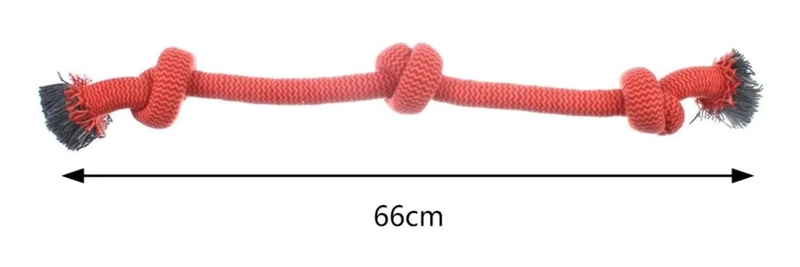 JUGUETE DE CUERDA RESISTENTE PARA PERROS GRANDES Y MEDIANOS - 6