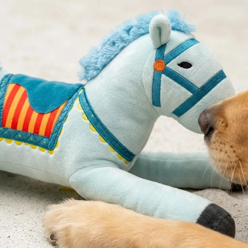 PELUCHE PONY CON CUERDA MORDEDOR PARA PERROS MEDIANO - 7