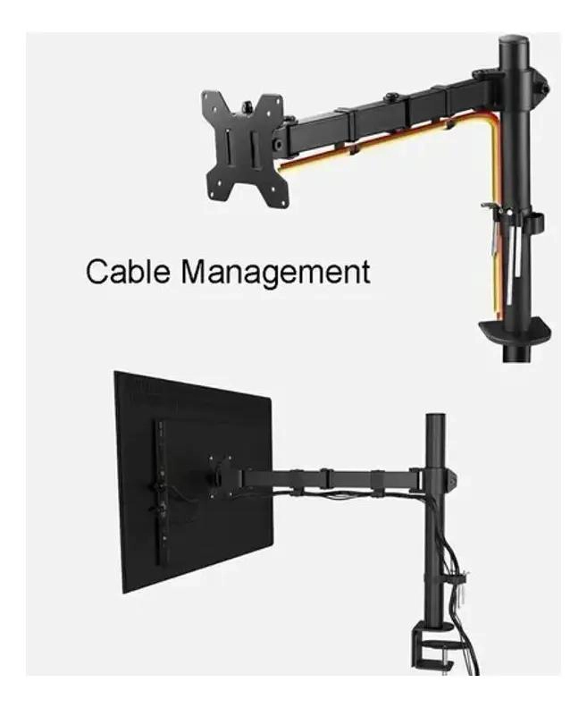 SOPORTE DE MONITOR ARTICULADO PARA PANTALLAS DE 13 A 27 PULGADAS - 1