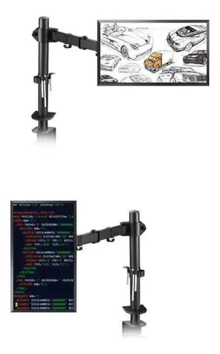 SOPORTE DE MONITOR ARTICULADO PARA PANTALLAS DE 13 A 27 PULGADAS - 2