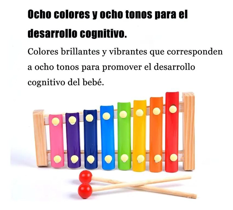 PACK DE 11 JUGUETES DIDACTICOS DE MADERA PARA EL DESARROLLO INFANTIL - 5