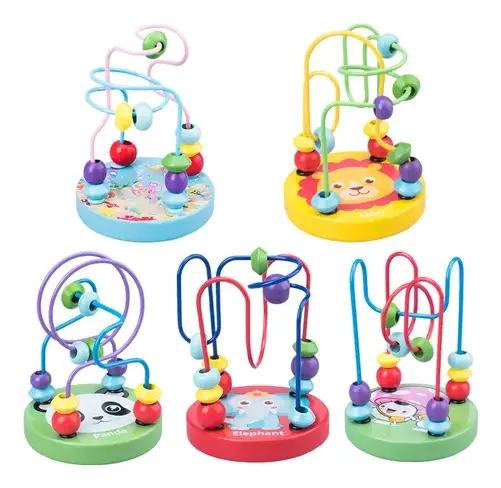 PACK DE 11 JUGUETES DIDACTICOS DE MADERA PARA EL DESARROLLO INFANTIL - 7