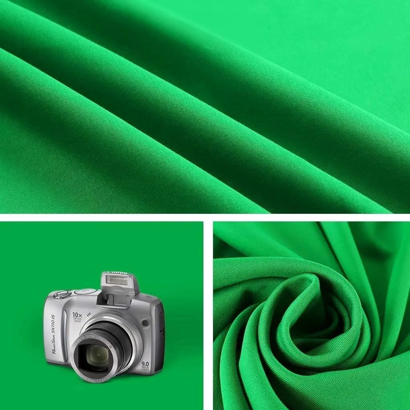 FONDO FOTOGRAFICO VERDE MUSELINA 3X3 METROS PARA ESTUDIO - 2