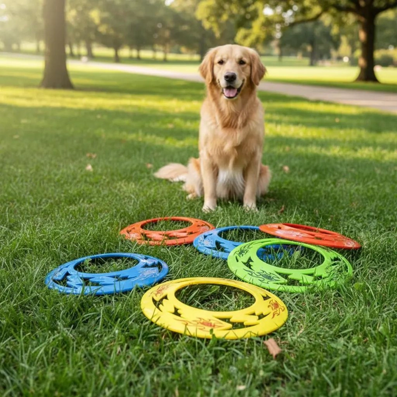 PACK DE 4 DISCOS VOLADORES PARA JUEGOS AL AIRE LIBRE - 3