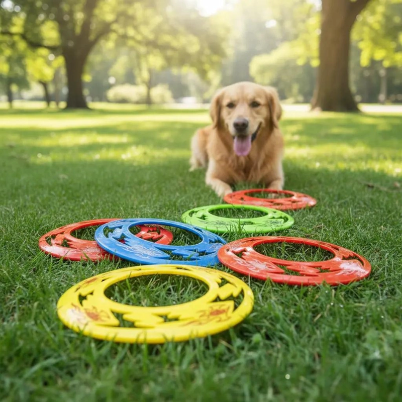 PACK DE 4 DISCOS VOLADORES PARA JUEGOS AL AIRE LIBRE - 4