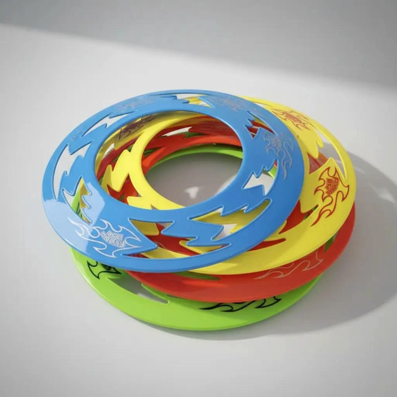 PACK DE 4 DISCOS VOLADORES PARA JUEGOS AL AIRE LIBRE - 5